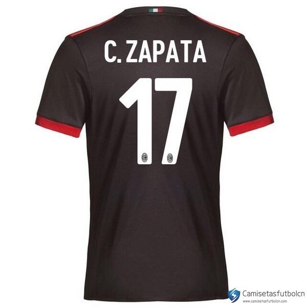 Camiseta Milan Tercera equipo C.Zapata 2017-18